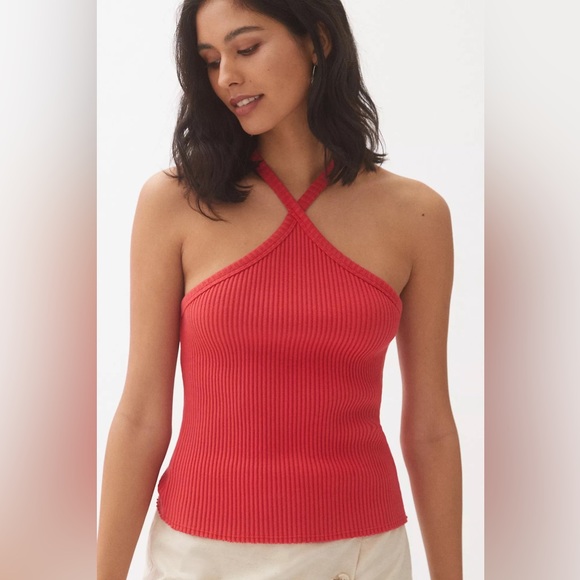 Anthropologie Tops - Anthropologie T.La Ribbed Halter Tank